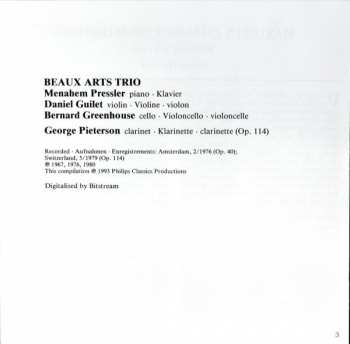2CD Johannes Brahms: Complete Trios