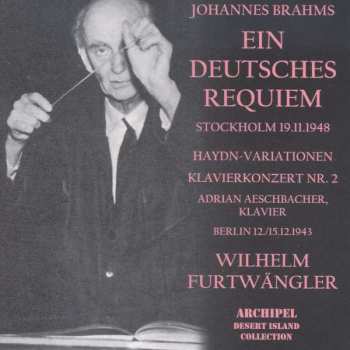 2CD Johannes Brahms: Ein deutsches Requiem / A German Requiem