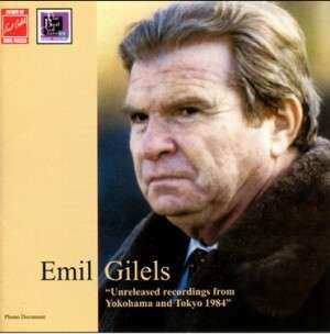 CD Johannes Brahms: Emil Gilels - Unreleased Recordings From Yokohama And Tokyo 1984