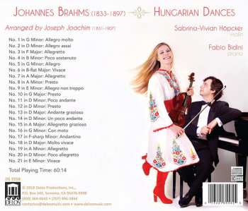 CD Johannes Brahms: Hungarian Dances 