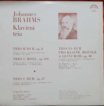 2LP Johannes Brahms: Klavírní Tria (2xLP)