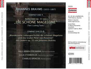 3CD Johannes Brahms: Die Schöne Magelone