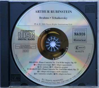 CD Pyotr Ilyich Tchaikovsky: Brahms: Piano Concerto No. 2 • Tchaikovsky: Piano Concerto No. 1