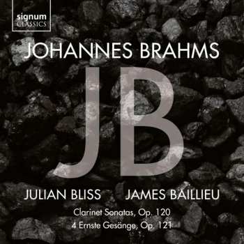 CD Johannes Brahms: Sonaten Für Klarinette & Klavier Op.120 Nr.1 & 2