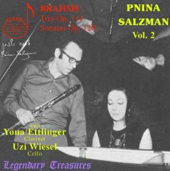 CD Johannes Brahms: Sonaten Für Klarinette & Klavier Op.120 Nr.1 & 2