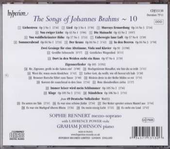 CD Johannes Brahms: The Songs Of Brahms ~ 10