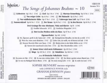 CD Johannes Brahms: The Songs Of Brahms ~ 10