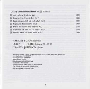 CD Johannes Brahms: The Songs Of Brahms ~ 8