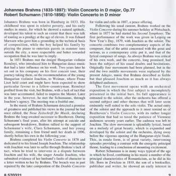 CD Robert Schumann: Violin Concertos