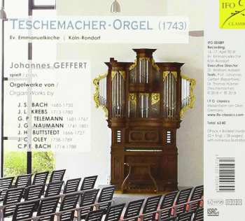CD Johannes Geffert: Teschemacher-Orgel (1743) Ev. Emmanuelkirche Köln-Rondorf