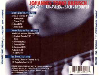 CD Johannes Tonio Kreusch: Plays Ginastera-Bach-Brouwer