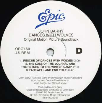 2LP John Barry: Dances With Wolves (Original Motion Picture Soundtrack) LTD | NUM