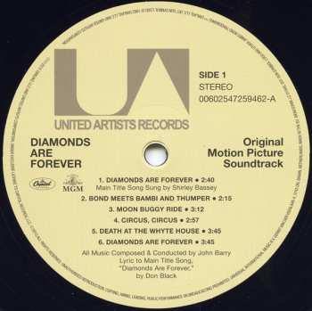 LP John Barry: Diamonds Are Forever (Original Motion Picture Soundtrack)
