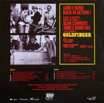 LP John Barry: Goldfinger (Original Motion Picture Sound Track)