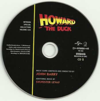 3CD John Barry: Howard The Duck  (Original Motion Picture Soundtrack) LTD