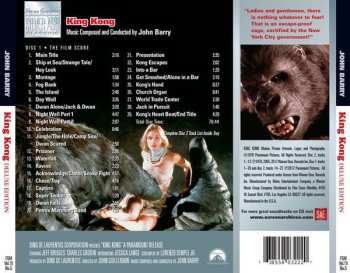2CD John Barry: King Kong - Deluxe Edition - Music From The Motion Picture DLX