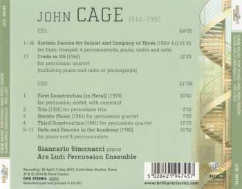 2CD John Cage: Music For Piano And Percussion