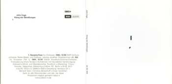 3CD/Set di cofanetti John Cage: Klang Der Wandlungen LTD