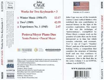 CD John Cage: Works For Two Keyboards • 3
