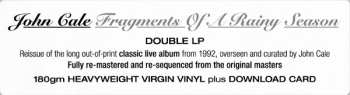 2LP John Cale: Fragments Of A Rainy Season
