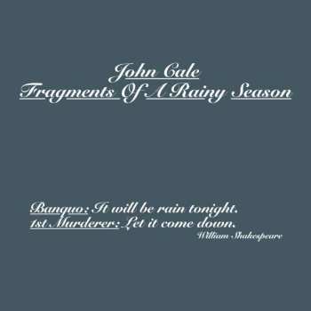 2LP John Cale: Fragments Of A Rainy Season