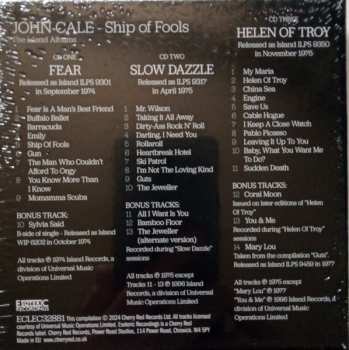 3CD/Set di cofanetti John Cale: Ship Of Fools (The Island Albums)