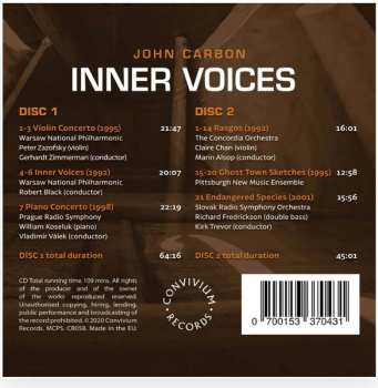 2CD Prague Radio Symphony Orchestra: Inner Voices