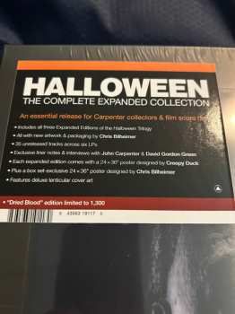 6LP/Set di cofanetti John Carpenter: Halloween (The Complete Expanded Collection) CLR | LTD