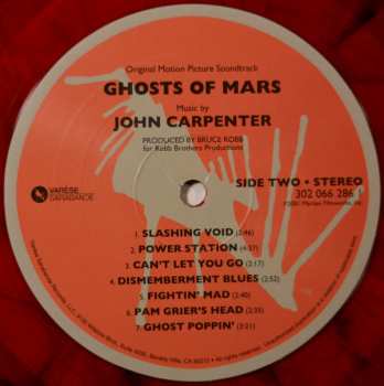 LP John Carpenter: Ghosts Of Mars (Original Motion Picture Soundtrack) CLR | LTD