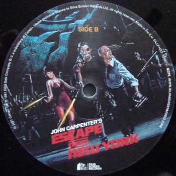 2LP John Carpenter: John Carpenter's Escape From New York (Original Film Soundtrack - New Expanded Edition) LTD