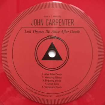LP John Carpenter: Lost Themes III: Alive After Death LTD