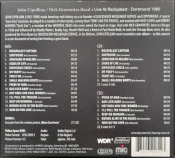 2CD/DVD The Nick Gravenites John Cipollina Band: Live At Rockpalast - Dortmund 1980