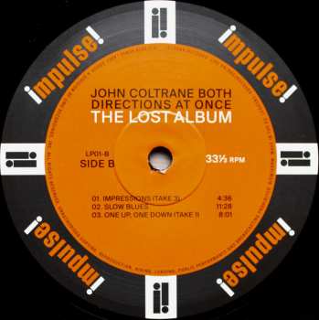 2LP John Coltrane: Both Directions At Once: The Lost Album DLX