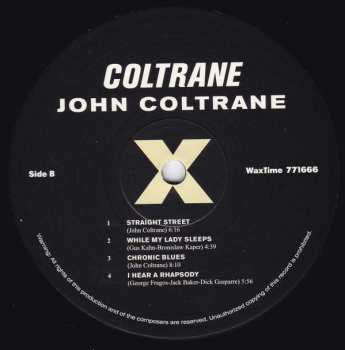 LP John Coltrane: Coltrane LTD