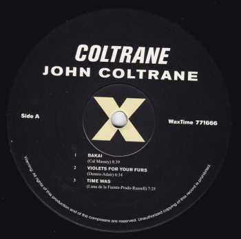 LP John Coltrane: Coltrane LTD