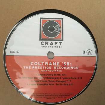 8LP/Set di cofanetti John Coltrane: Coltrane '58: The Prestige Recordings