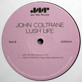 LP John Coltrane: Lush Life LTD