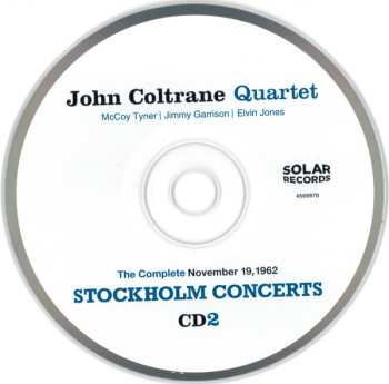 3CD The John Coltrane Quartet: The Complete November 19, 1962 Stockholm Concerts