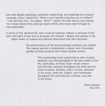 CD John Coltrane: Spiritual