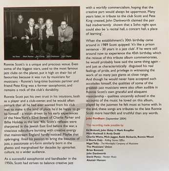 CD John Critchinson: Ronnie Remembered - A Tribute To Ronnie Scott