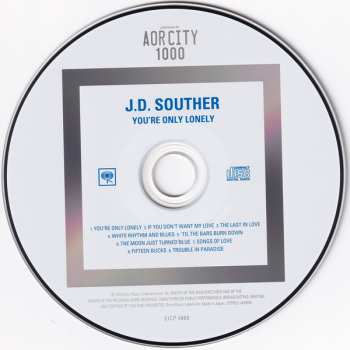 CD John David Souther: You're Only Lonely = ユア・オンリー・ロンリー LTD