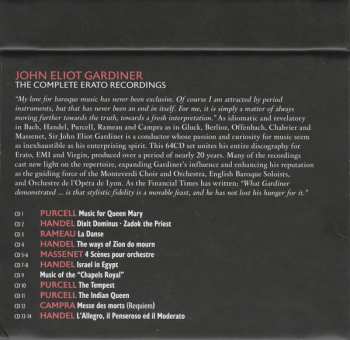 64CD/Set di cofanetti John Eliot Gardiner: The Complete Recordings On Erato