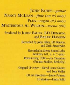 CD John Fahey: Guitar Vol. 4 / The Great San Bernardino Birthday Party And Other Excursions