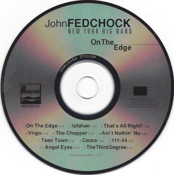 CD John Fedchock New York Big Band: On The Edge