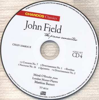 4CD/Set di cofanetti John Field: The Piano Concertos
