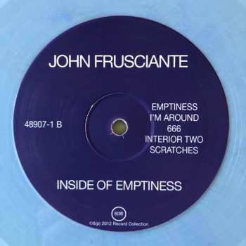 LP John Frusciante: Inside Of Emptiness CLR