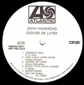 LP John Paul Hammond: Sooner Or Later