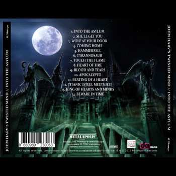 CD John Harv's Twisted Mind: Into The Asylum