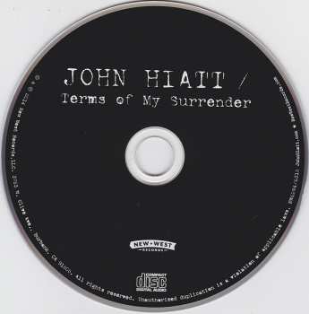 CD/DVD John Hiatt: Terms Of My Surrender
