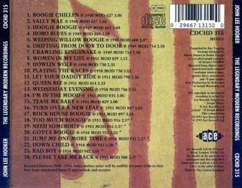 CD John Lee Hooker: The Legendary Modern Recordings
